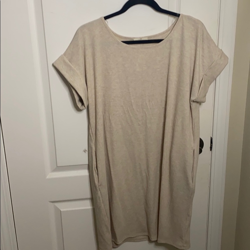 Oatmeal colored dress